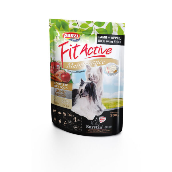 Panzi dry Fit-Active dog 300g Light/Senior janjetina