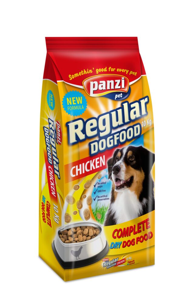 Panzi dry Regular dog 10kg Adult piletina