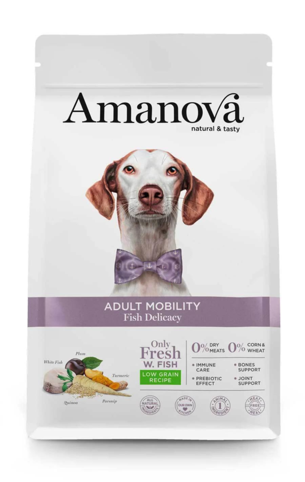 Amanova dog adult Mobility Delicacy riba 10kg