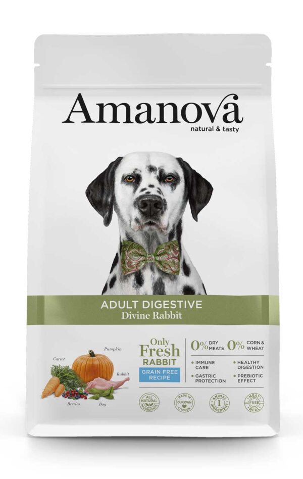 Amanova dog adult Digestive Divine kunić 2kg GF