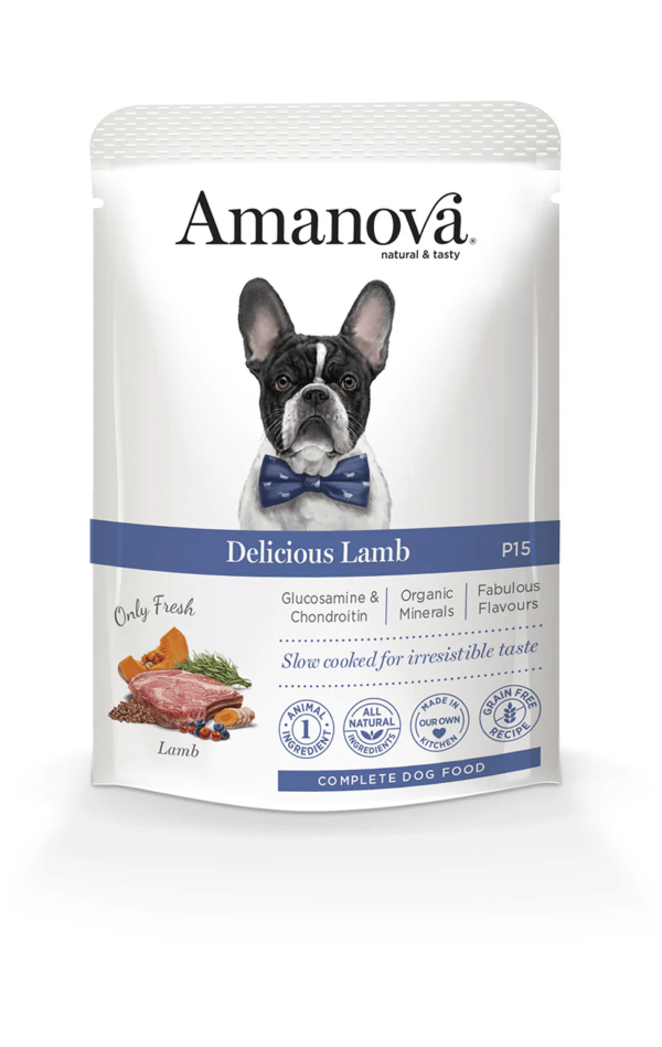 Amanova dog vrećica 300g Delicious janje/buča