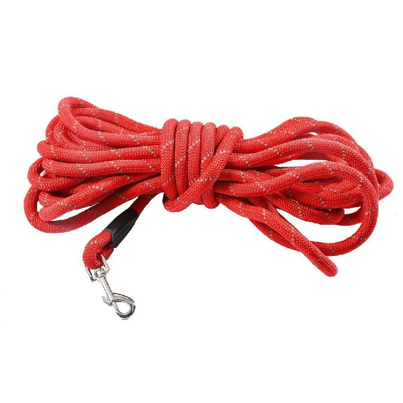 LG10WA_81_000 Vodilica Nylon Bobby pletena 1,2cm/10m crvena