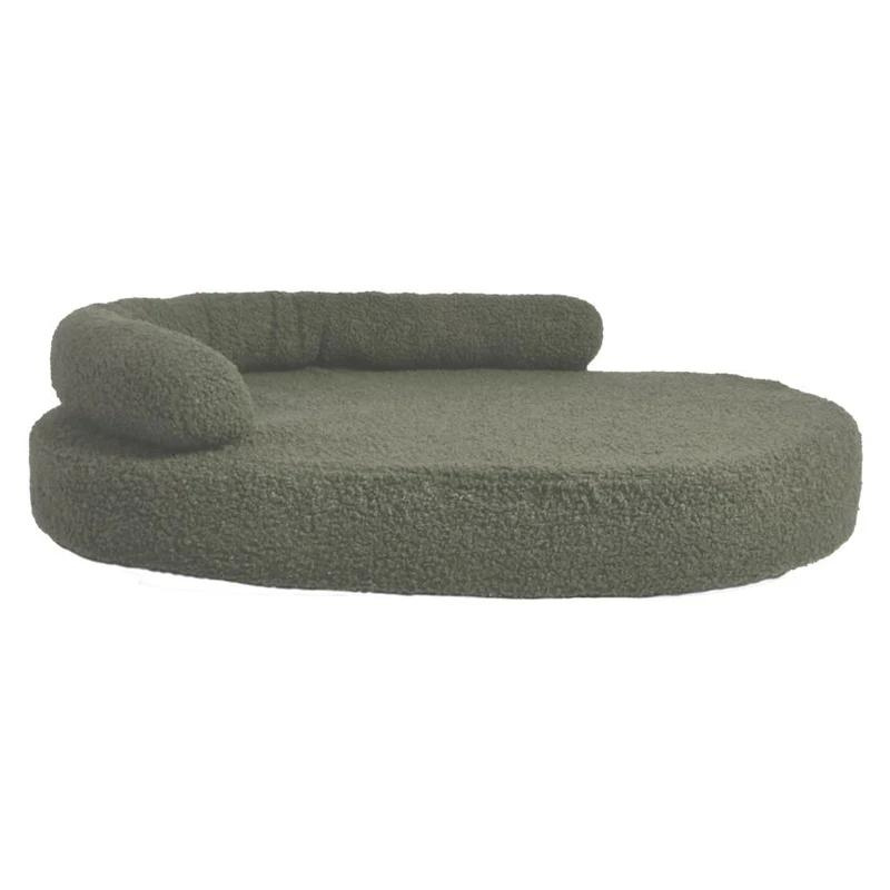 SFBOUC_75_080 Ležaj 80x53x18cm Sofa Boucle zeleni