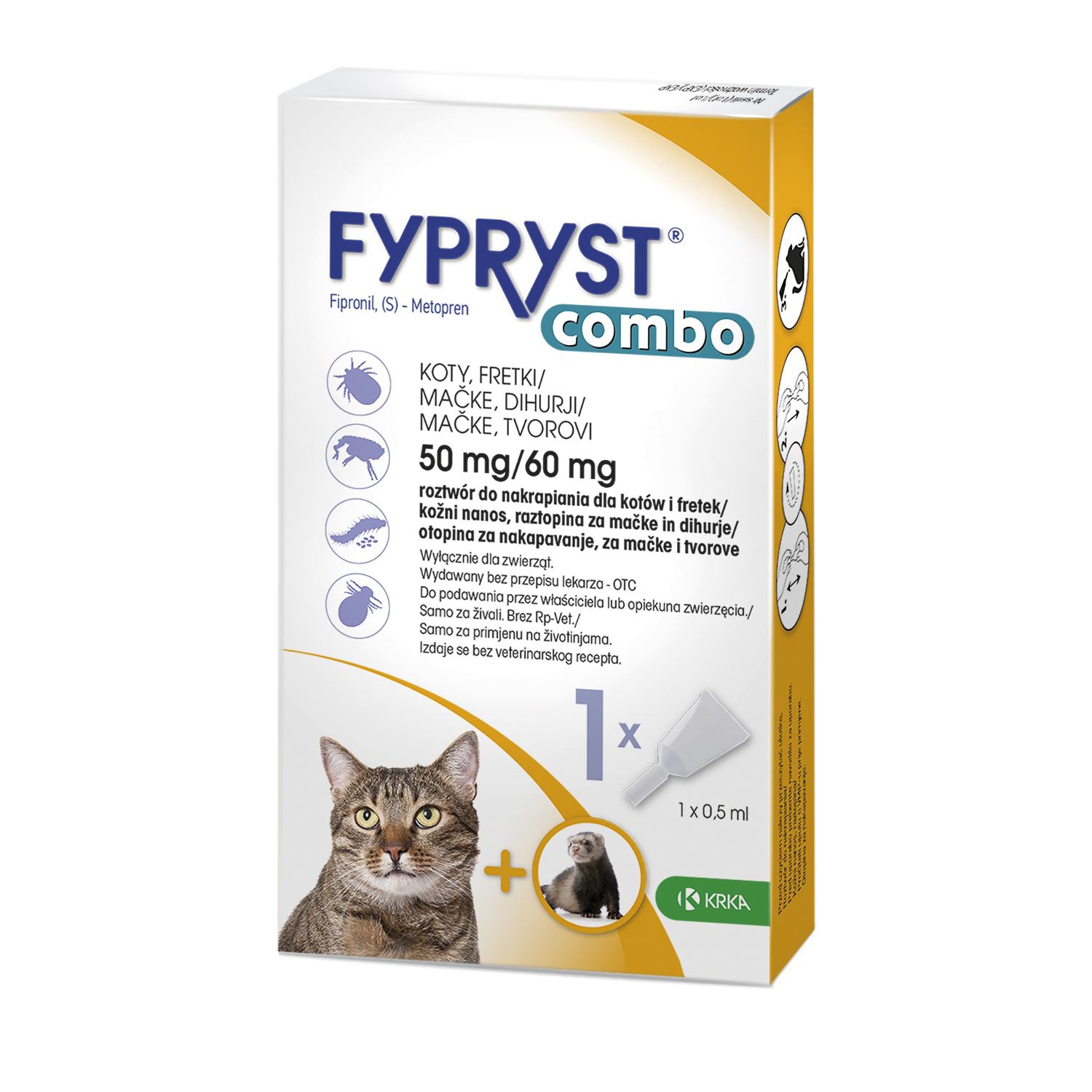 Fypryst Combo Mačke 0.5ml 1/1