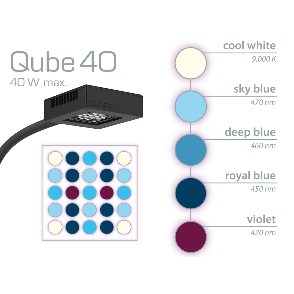 AM83216040 Aqua Medic Qube 40 rasvjeta