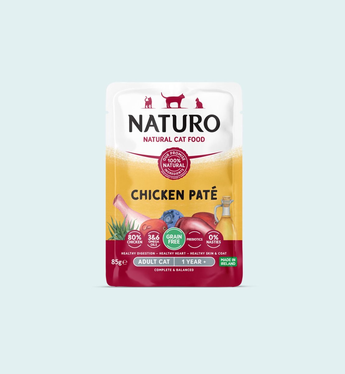 MPF8CNAT0212 Naturo Cat vreć. 85g pile paté 1/12