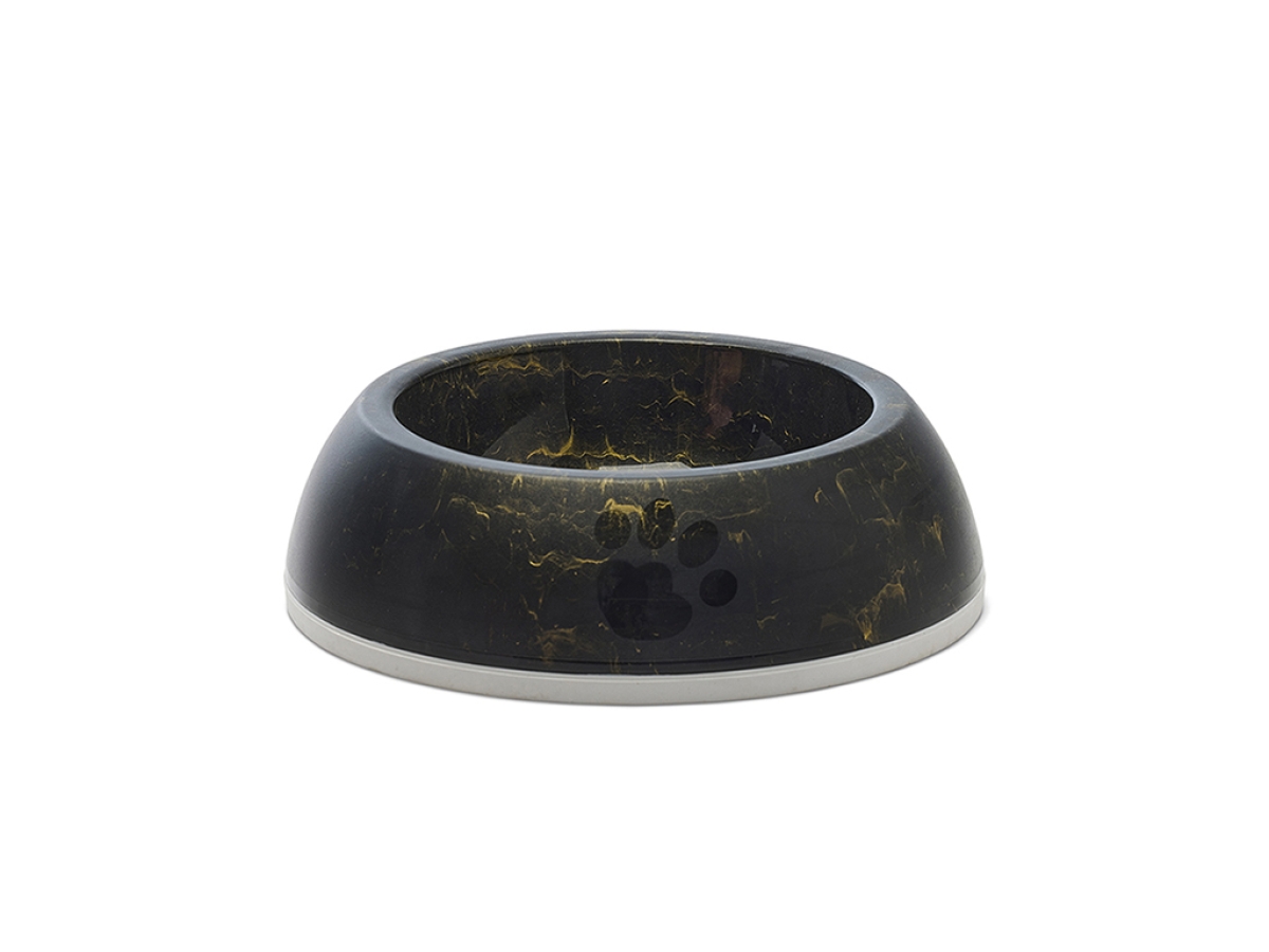 A8112-0103 Posuda plastična Delice 2 600ml Marble black/gold