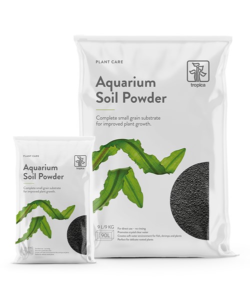 Aquarium soil powder