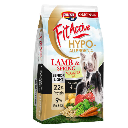 04615218 Panzi dry Fit-Active dog 4kg Light/Senior janje/povrće