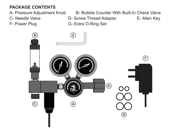 697-4333 Chihiros CO2 regulator PRO