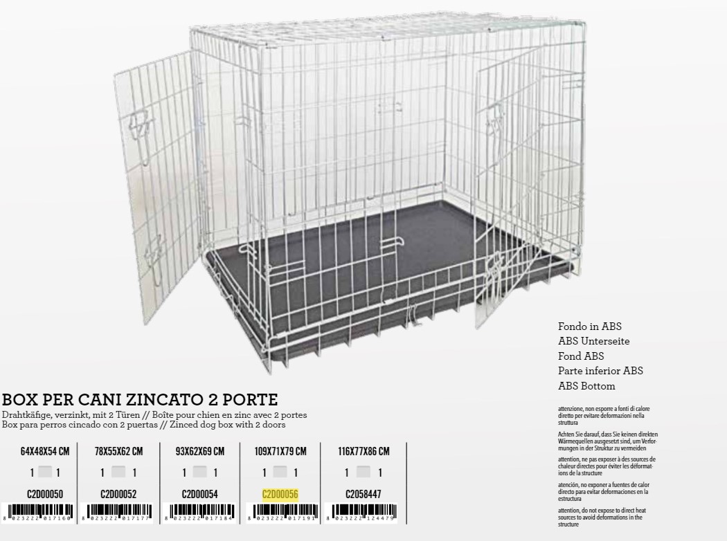 C2058447 Transporter/kavez žičani 116x77x86cm