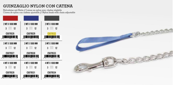 C5079530 Vodilica Ny+metal 1mx3mm plava XX