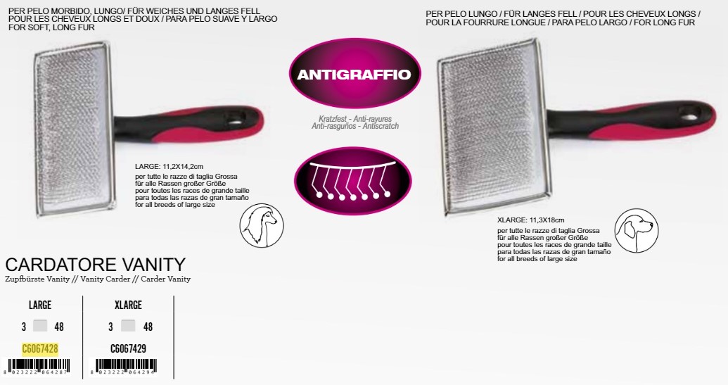 C6067428 Četka metal 11.2x14.2 L Vanity xT
