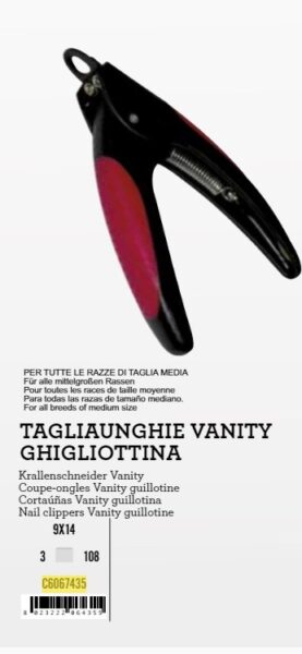 C6067435 Kliješta Vanity 9x14cm giljotina