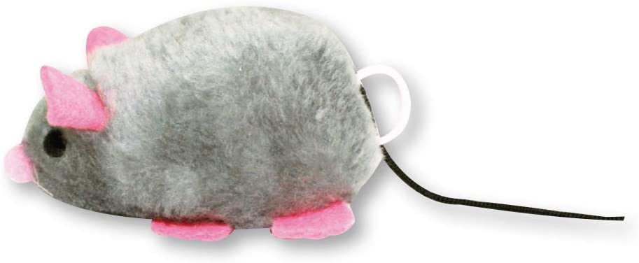 C6098218 Igračka za Mace Miš 8cm navijanje vibrirajuća xT
