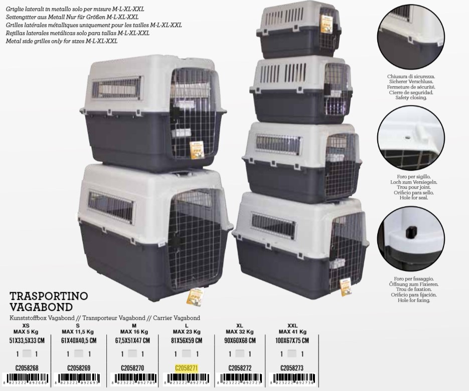 C2058273 Transporter Vagabund XXL 100x67x75cm