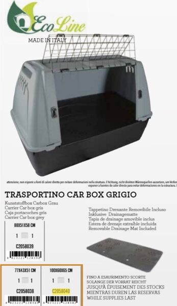 C2058039 Transporter Box Plastični 88x51x58cm za auto