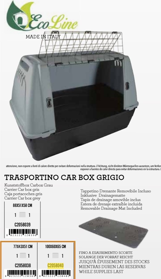 C2058039 Transporter Box Plastični 88x51x58cm za auto