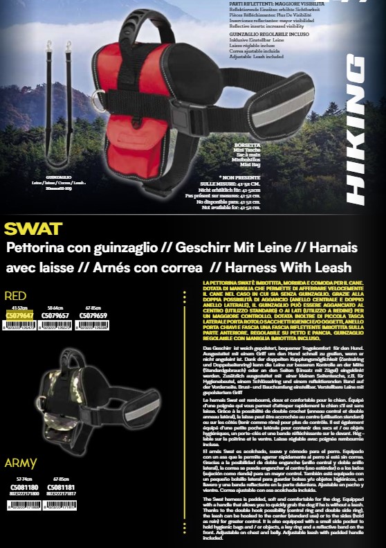 Hamovi + Vodilice Hiking Swat