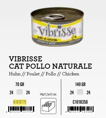A1018775 Vibrisse PILETINA 70g