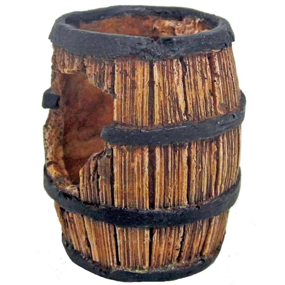 A8011744 Akvarijski Ukras Bačva s rupom 5x5x5.8cm Amtra