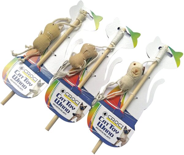 C6098085 Igračka za Mace Štapić Animal mix 26cm