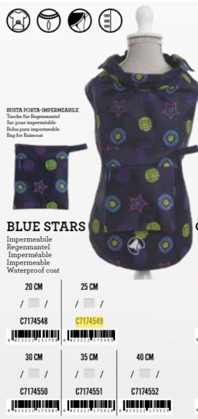C7174550 K Kabanica Stars 30cm plava
