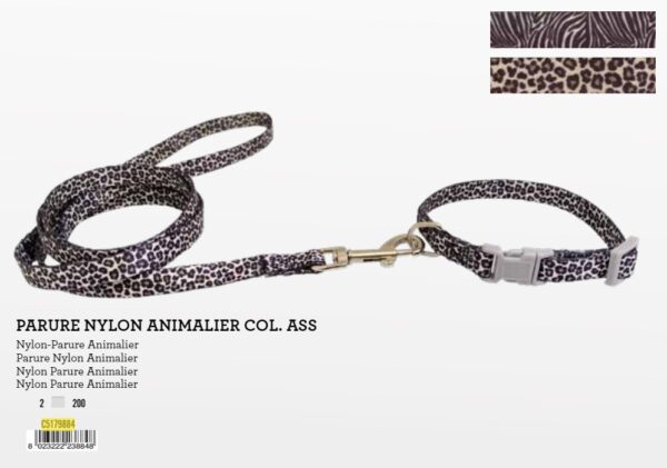 C5179884 Ogrlica + Vodilica Animalier mix