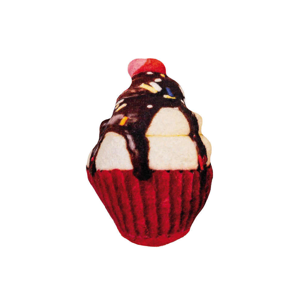 C6198923 Igračka za mace Cupcake brown catnip 7cm