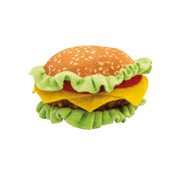 Igračka za mace Hamburger catnip 8,5cm