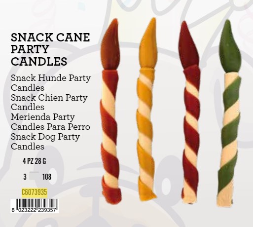 KB Party candles 4 kom 28g
