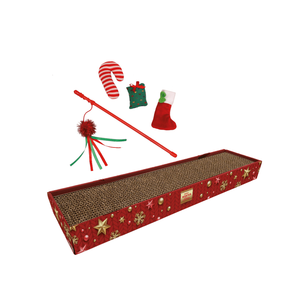 Igračka za Mace Božić Funny kit grebalica+igračka