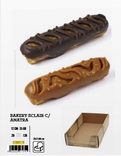 C1003179 KB Bakery Eclair 12cm s patkom