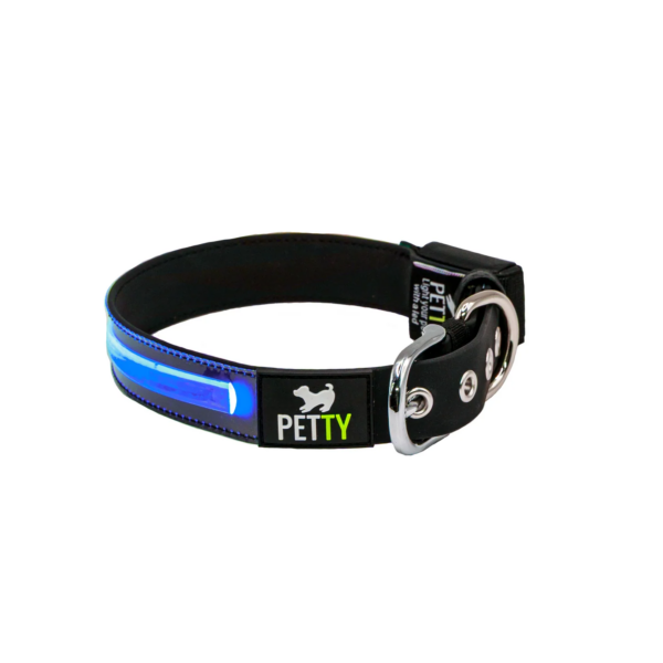Ogrlice Petty Biothane LED