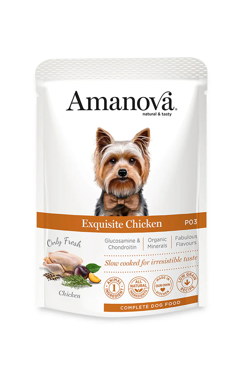 AMT50PO3A Amanova dog 300g Exquisite piletina 1/12