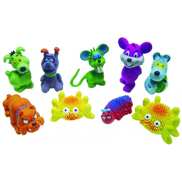 48795 Igračka za Pse latex životinje 9-11cm mix Tatrapet