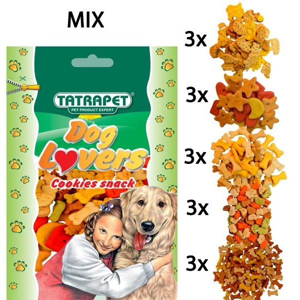 45359 Keksi Dog Lovers mix 120g Tatrapet