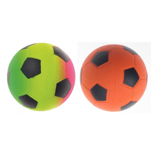 48422 Igračka za Pse Lopta Guma nogomet 6cm neon Tatrapet