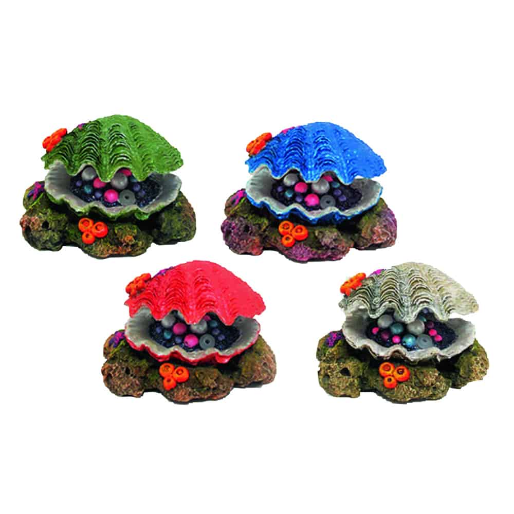 A8011410 Akvarijski Ukras Action Školjka s blagom Mix Amtra