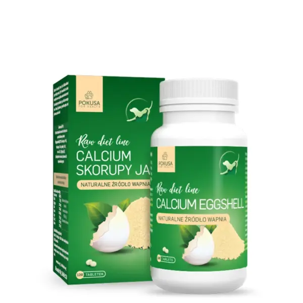 NIK284 Pokusa RawDietLine Calcium eggShell 120 tabl.