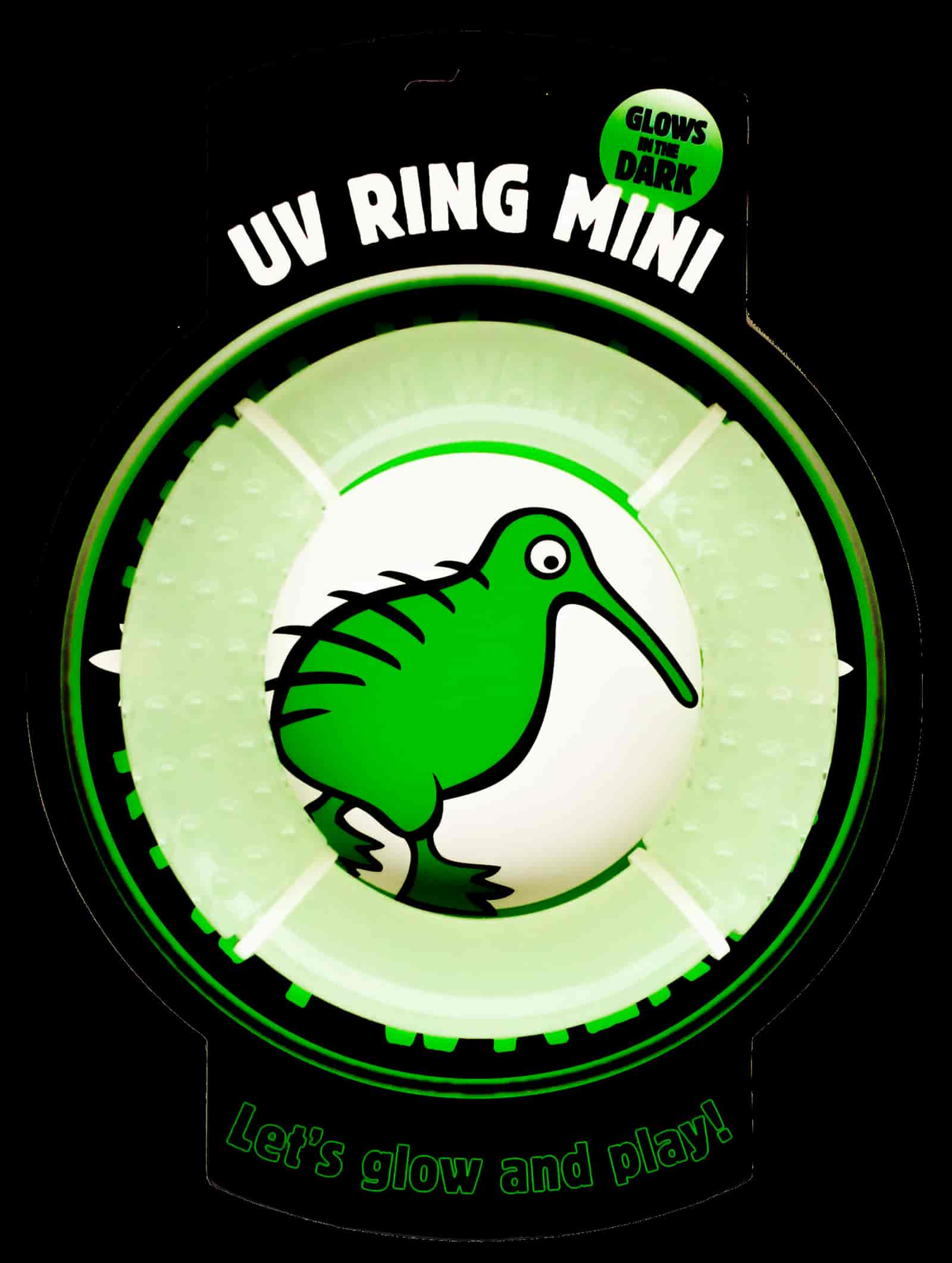 TPR-503 Igračka za pse Kiwi guma Glow ring 13cm